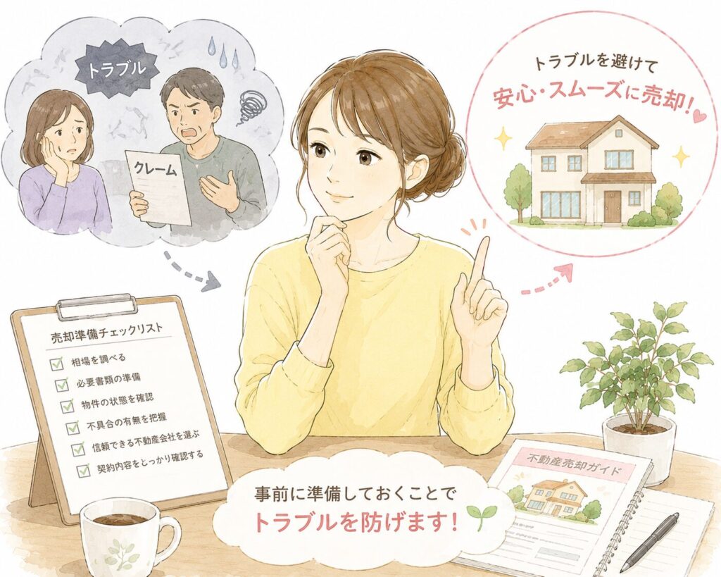 トラブルを避ける