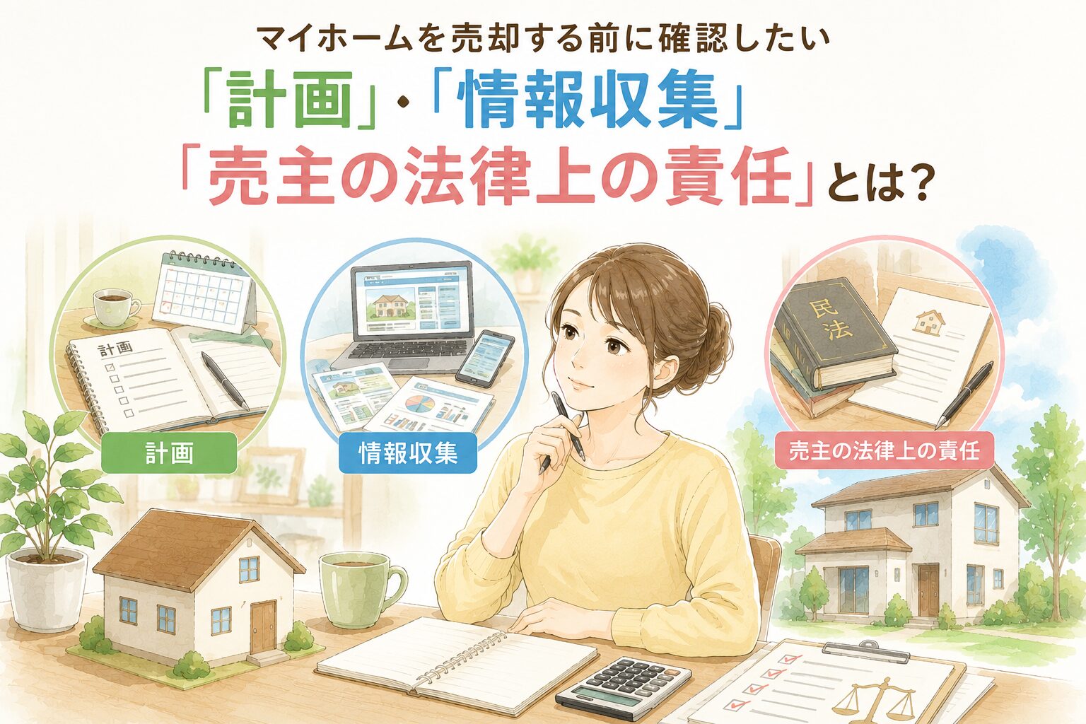 マイホームを売却する前に確認したい「計画」「情報収集」「売主の法律上の責任」とは?