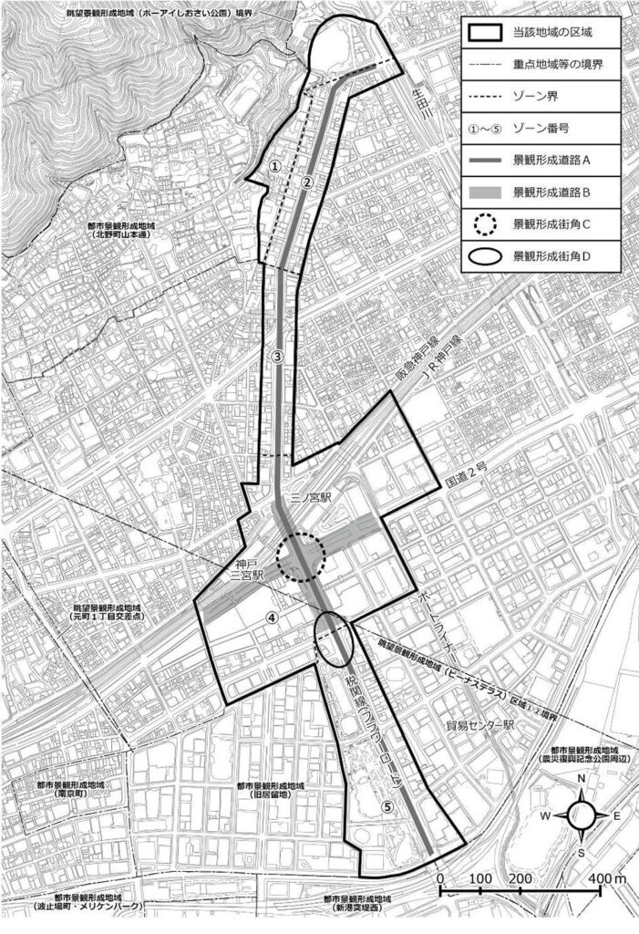 税関線・三宮駅前