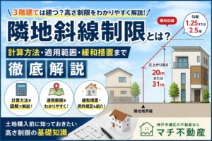 隣地斜線制限とは？計算方法・適用範囲・緩和措置まで徹底解説