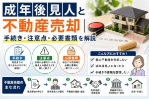 成年後見人と不動産売却｜手続き・注意点・必要書類を解説