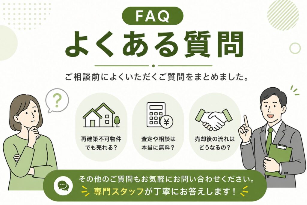FAQ よくある質問 ご相談前によくいただくご質問をまとめました。