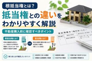 抵当権と根抵当権の違い